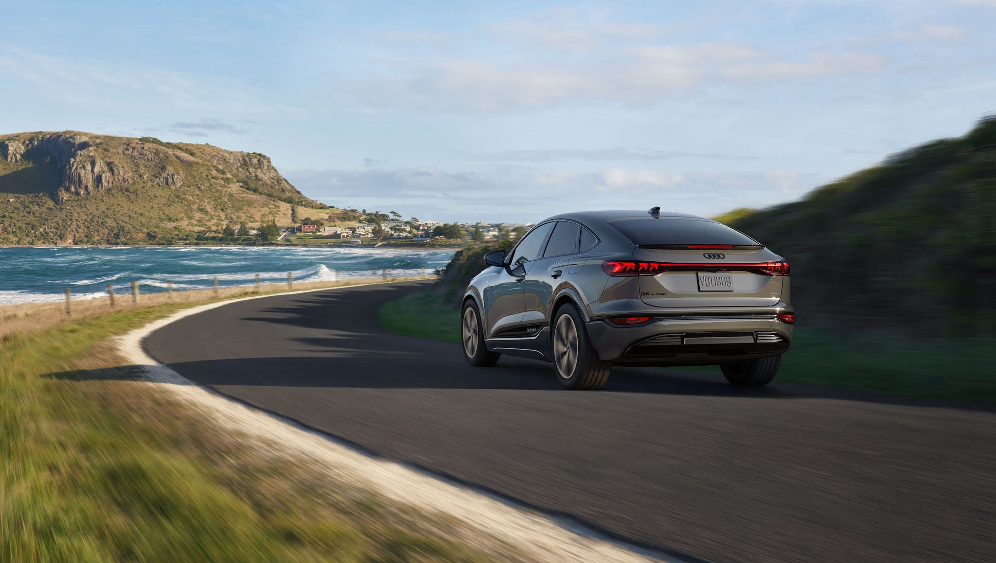 2027 audi q6 sportback etron exterior rear view